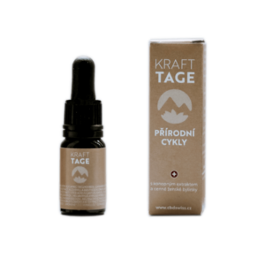 BergBlüten Krafttage CBD olej pro ženy 5 % (500 mg), citronová příchuť 10 ml