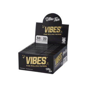VIBES KING SIZE SLIM ULTRA FINE ROLLING PAPERS (BOÎTE)